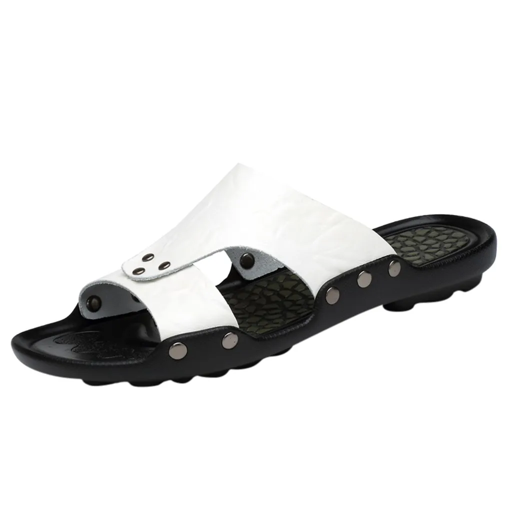 

JAYCOSIN Men Casual Shoes Fashion Beach Sandal Mesh Breathable Flip Flops Shoes Flip Flops Slippers Cool Street Style Sandal