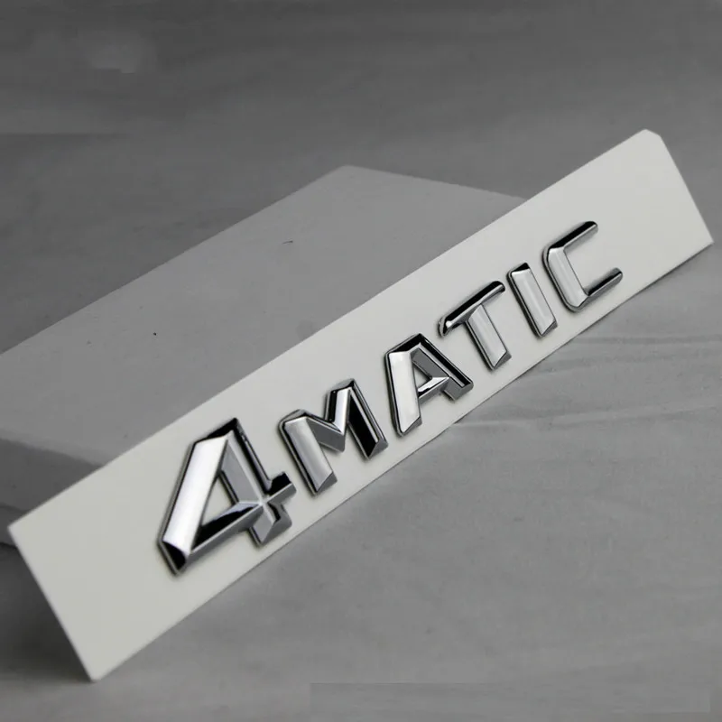 ABS 4MATIC Badge Car Rear Emblem Sticker for Mercedes Benz W117 Cla45 W205 C63 W212 E63 W207 W176 A45 X156 Gla45 AMG Styling|Car Stickers| - AliExpress