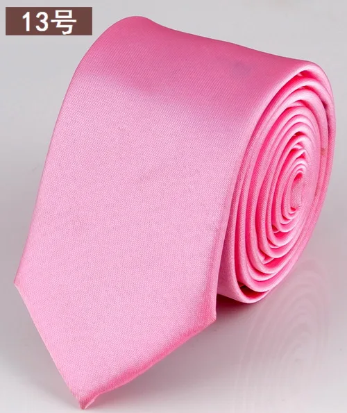 Gorgeous Slim Skinny Neck-Tie for Men Pink