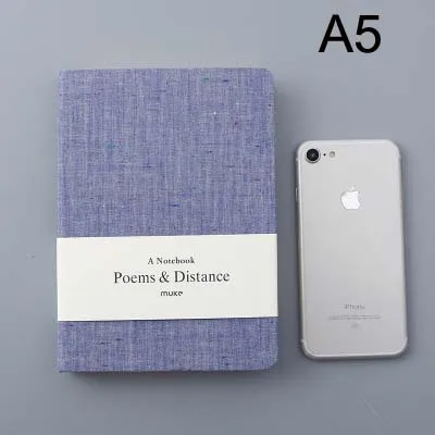 Блокнот А5 А6, офисный личный дневник/ежедневник, Модный Цветной пустой горизонтальный блокнот, школьные канцелярские принадлежности - Цвет: L