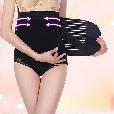

Womens Belly Band Postpartum Recovery Belt Waist Cincher Body Slimming Shaper