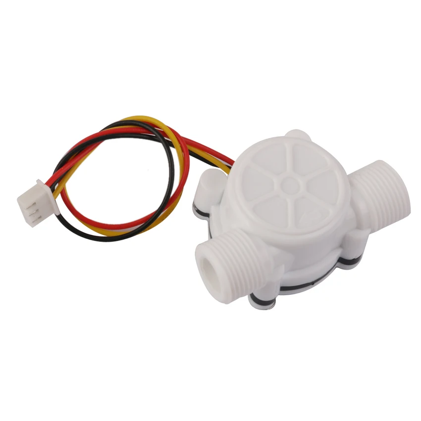 3/8" External Threads 0.3-10L/min Water Flow Sensor Flowmeter Water Control