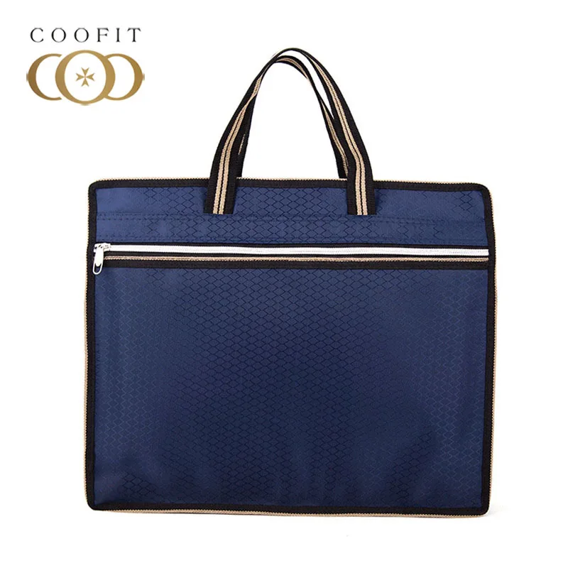 Coofit 2019 New Business Laptop Briefcase For Men Dark Blue Compact