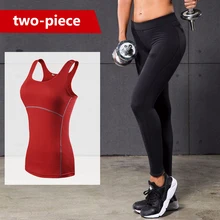 YD, 2 предмета, сексуальный комплект для бега с эффектом пуш-ап, женская рубашка+ штаны, спортивный костюм, тренировочный жилет, топ для фитнеса, облегающий спортивный костюм для занятий йогой
