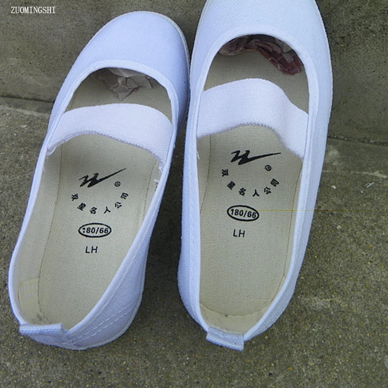 

White Gym nastic shoes girl dancing shoes Women Canvas nurse shoes Low Superstar Zapatos Hombre Nurse