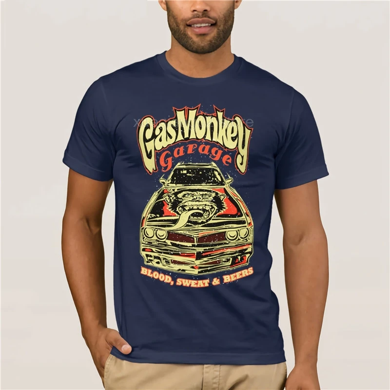 Offiziell Gas Monkey Garage Essentials Herren Camaro T Shirt Hot