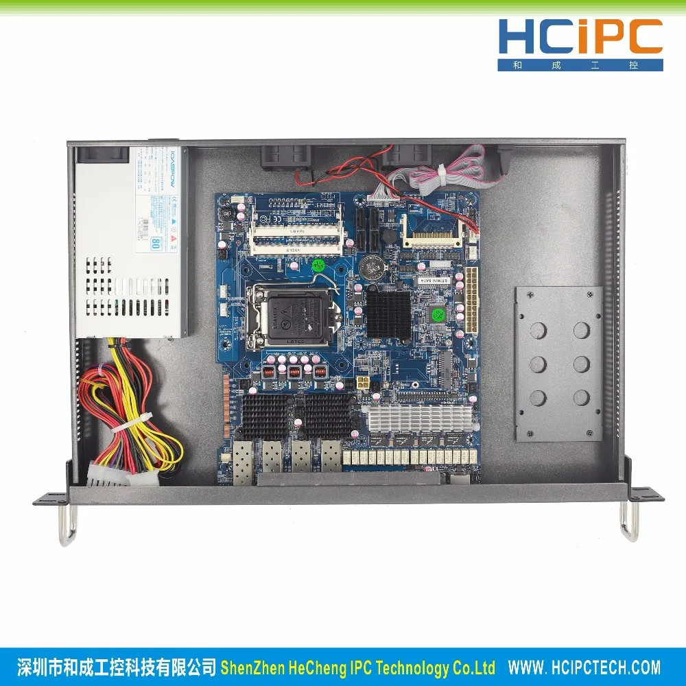 Hcipc B208-1 HCL-SZ87-4L4FSPB, Barebone, LGA1150 Z87 82574L 4LAN+ 4FSP 1U брандмауэр системы, 4LAN материнская плата, 6LAN сетевой маршрутизатор