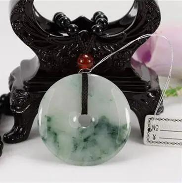 

Exquisite handmade sculpture double color peace clasp pendant bead string necklace charm men's and women's style