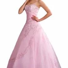 Новые Потрясающие Кристаллы из бисера Милая органзы Дешевые Голубой Пышное Платье Размеры 2-4-6- 8-10-12-14-16