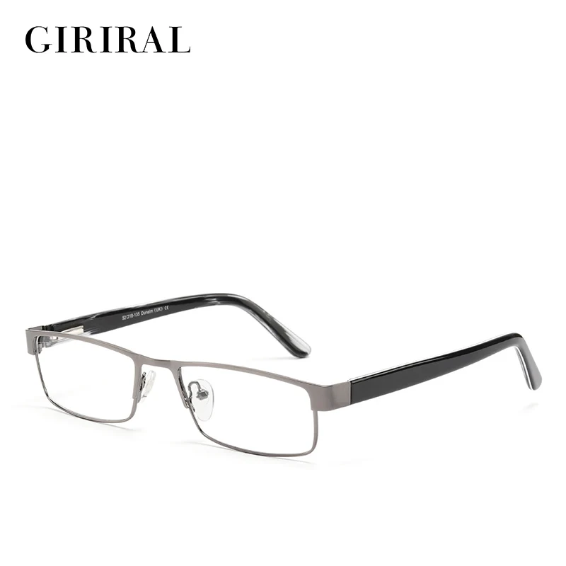 Металлическая оправа для очков для мужчин и женщин, прозрачные ретро очки высокого качества для близорукости, Модные прозрачные оправы для очков# DUNEIM