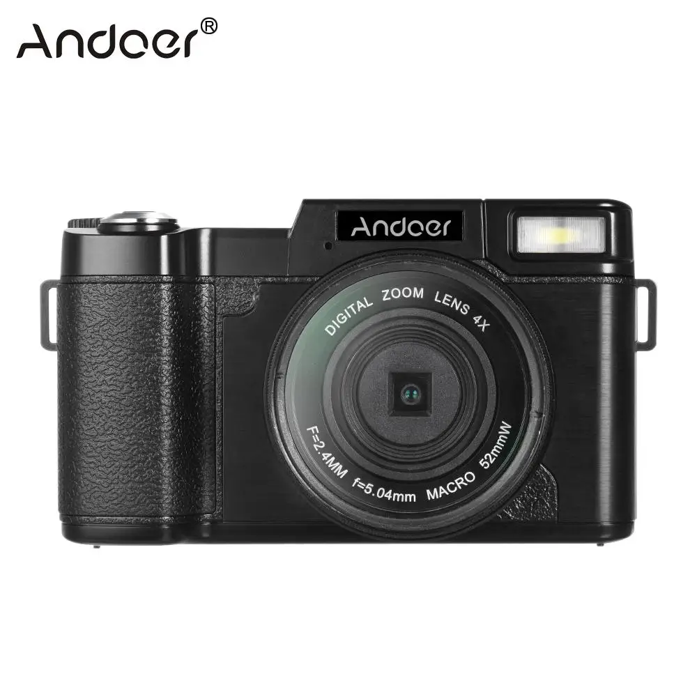 Andoer R1 1080P Full HD 24MP цифровая камера видеокамера 3 0 &quotВращающийся Anti-shake 4X цифровой