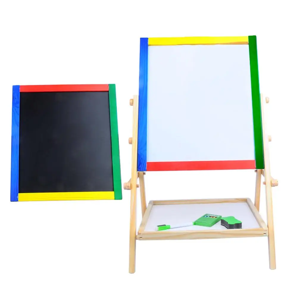 

New Arrival Wooden Blackboard Toy Magnetic Painting Drawing Board Kids Children Educational Gift