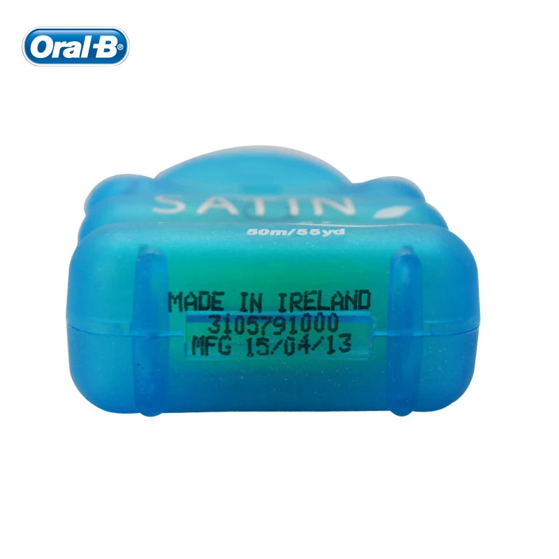 Зубная нить Oral B атласная для чистки зубов раздражитель полости рта вощеная