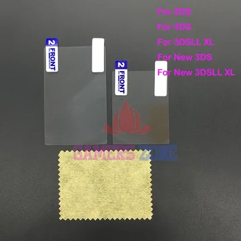 

Clear Anti-Scratch For New 3DS XL LL Top+Bottom LCD Screen Protector For Nintendo 2DS 3DSLL Film Guard