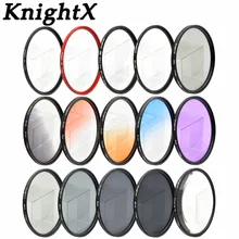 KnightX 52 мм 58 мм 67 77 Star FLD UV color nd крупным планом фильтр объектива для Canon Nikon D3100 D3200 D5100 d5200 d3300 100d 300d 1200d