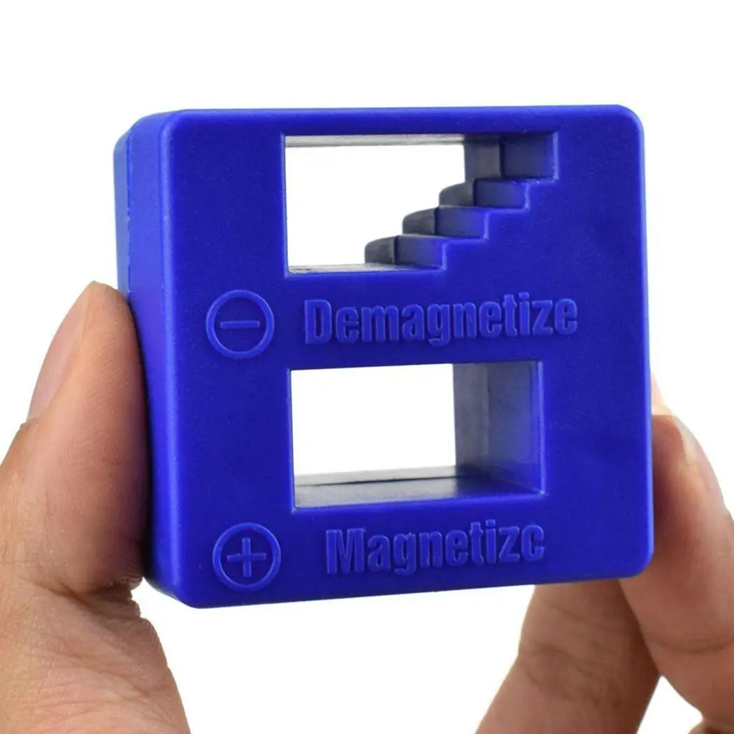 Универсальный Магнитный Отвертка размагничиватель синий Инструмент Зеленый Magnetizer