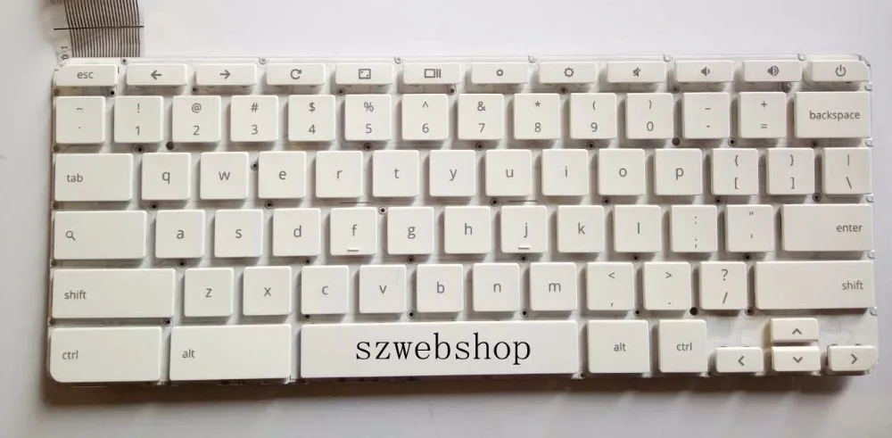 

New for HP Chromebook 14-x 14-x013dx 14-x015wm 14-x021ds 14-x022ds 14-x050nr 14-x006tu English US laptop keyboard white No frame