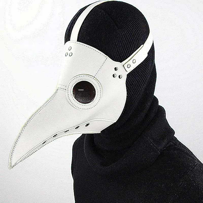 

PU LeatherHalloween Plague Beak Doctor Mask Cos Party Ball Prop Long Nose Cosplay Fancy Gothic Retro Rock