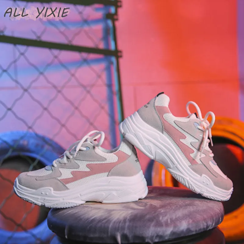 Женские кроссовки на платформе ALL YIXIE повседневные дышащие сезон весна лето