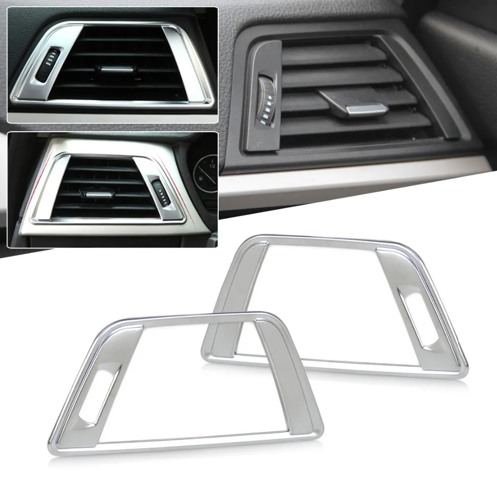 Unique Bargains Dashboard Side Air Vent AC Outlet Cover Trim For