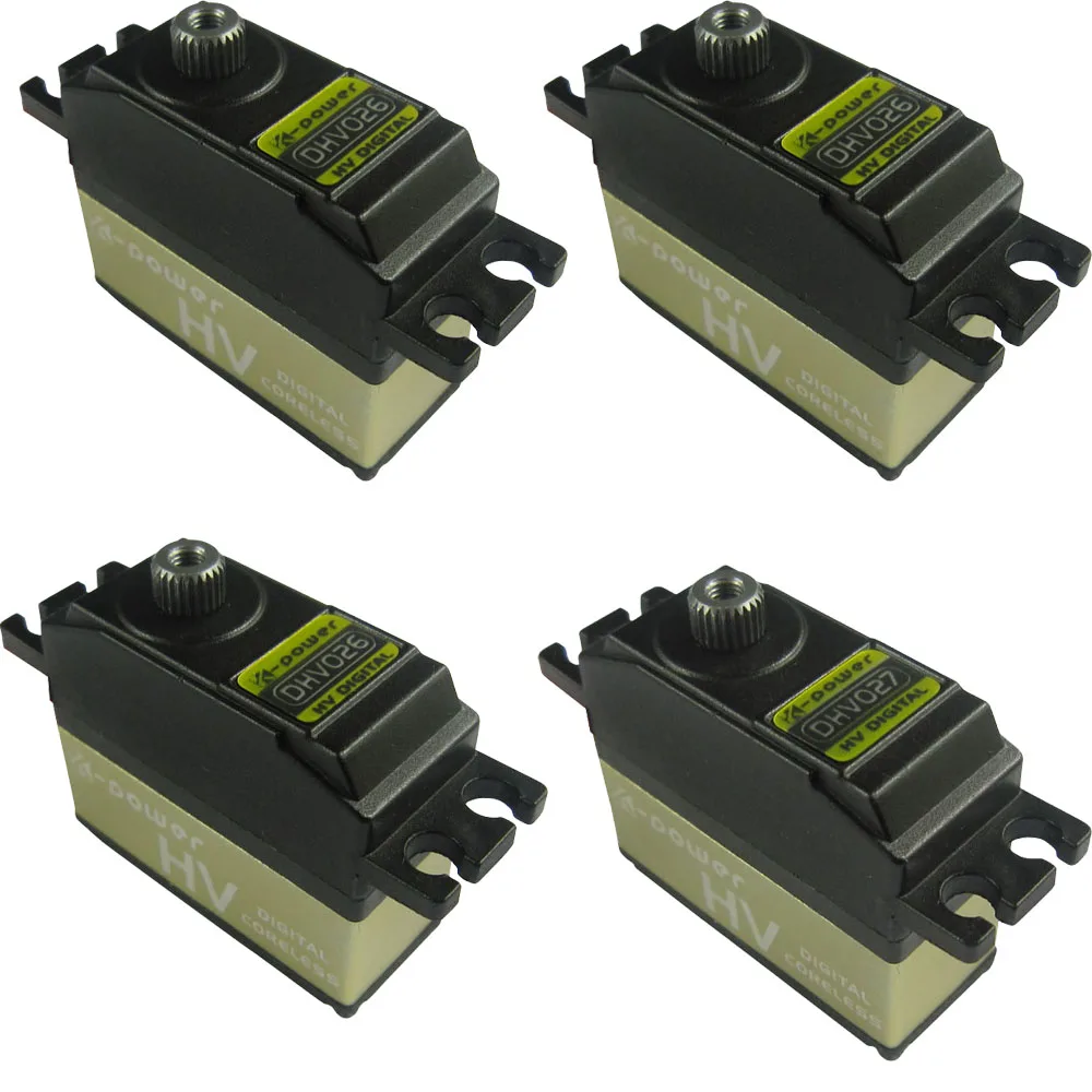 

K-power 3* DHV026 1* DMC027 Swashplate/CCPM/Tail Rudder 2 BB Digital Servo For RC 500 Helicopter