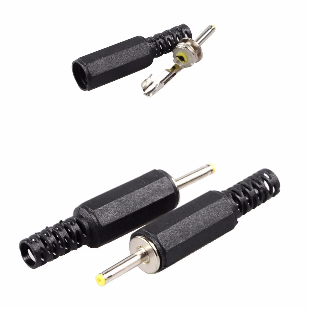 DC Plug male Inline Jack Power Supply Cable Straight Connector 2.5mmx0