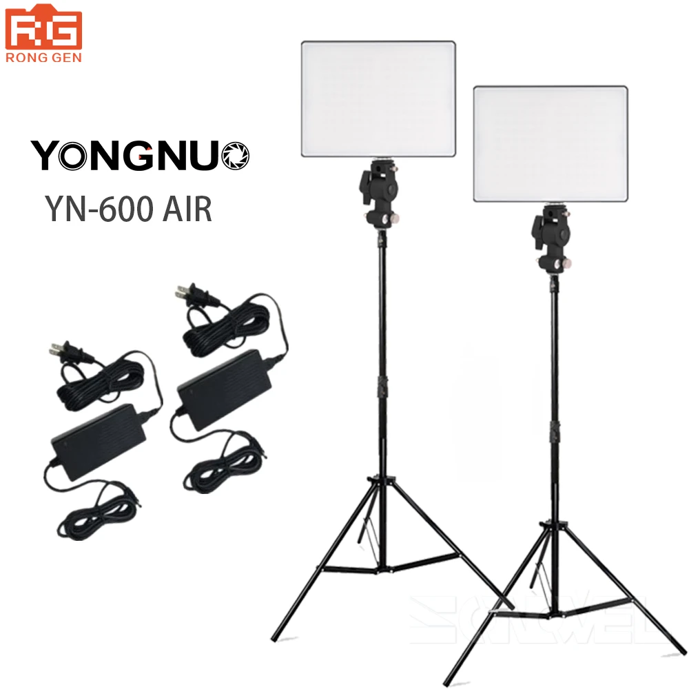 YONGNUO YN600 Air LED камера для видеосъемки 3200 K 5500 Комплект Canon Nikon Pentax Olympus Samsung DSLR &