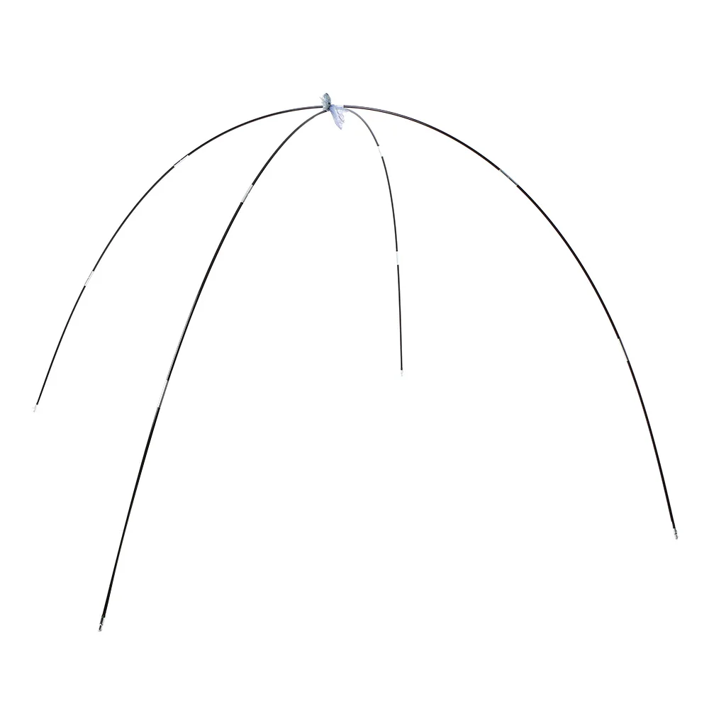 1 pair 12 pieces Arc Tent Rod Glass Fiber Poles for Tents Tent Pole Replacement Camping Accessories