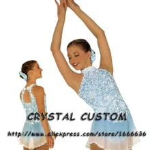 Лидер продаж платье для катания на коньках для девочек из спандекса изящное Новое Брендовое платье для соревнования в фигурном катании по индивидуальному заказу DR2643