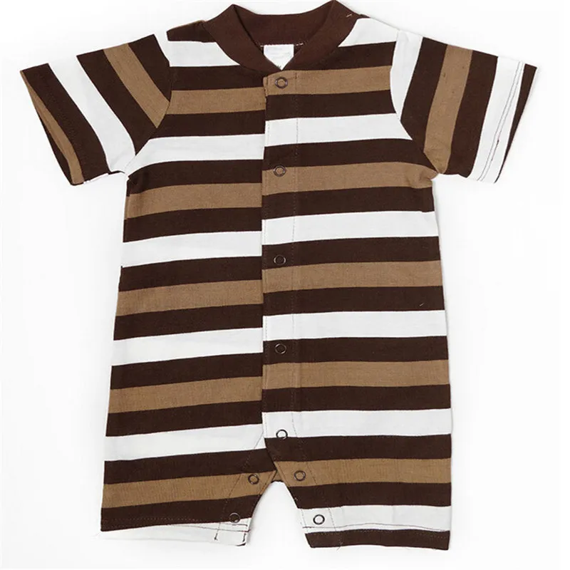 

High Quality Short Sleeve Baby Jumpsuits Pajamas Boy Girl Rompers Overalls Infant Sleepwears Cotton Sleepsuit 3pcs/lot