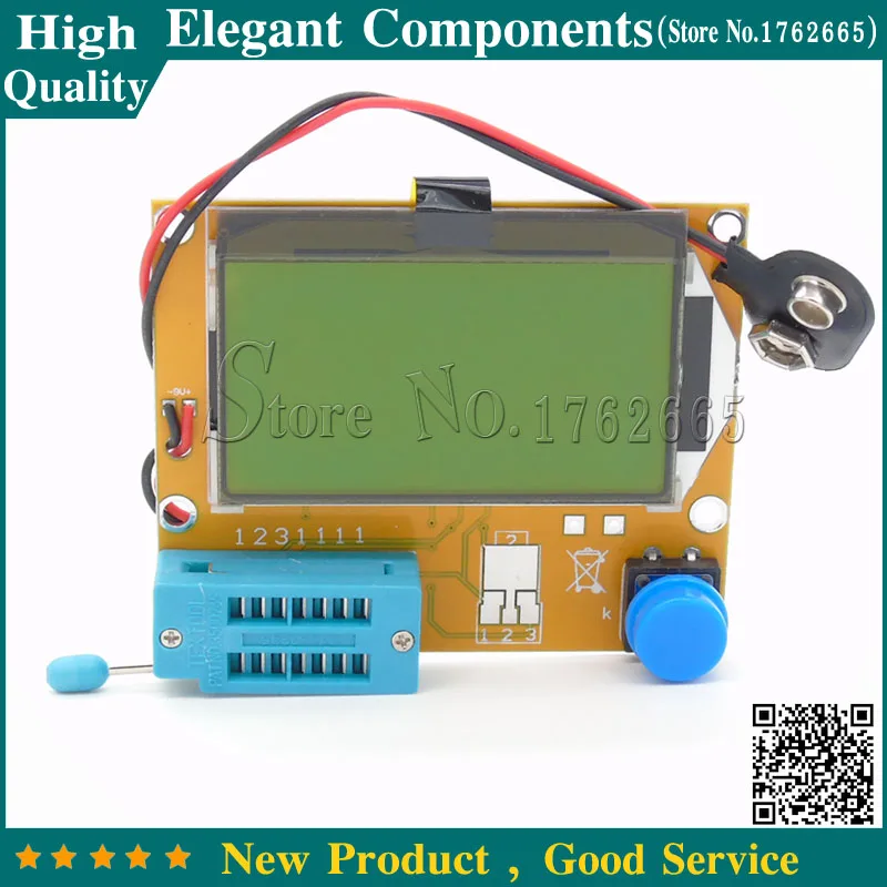 

New! Mega328 M328 ESR Meter LCR-T4 LCR tester led Transistor Tester Diode Triode Capacitance MOS PNP/NPN Electric Meter