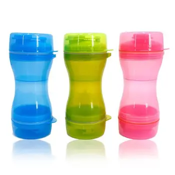 

Pets Dog Water Cup Bowl Dual-use Outer Drinking Food Accompanying Cups Portable Outdoor Travel Water Bottles Pet Supplies C42