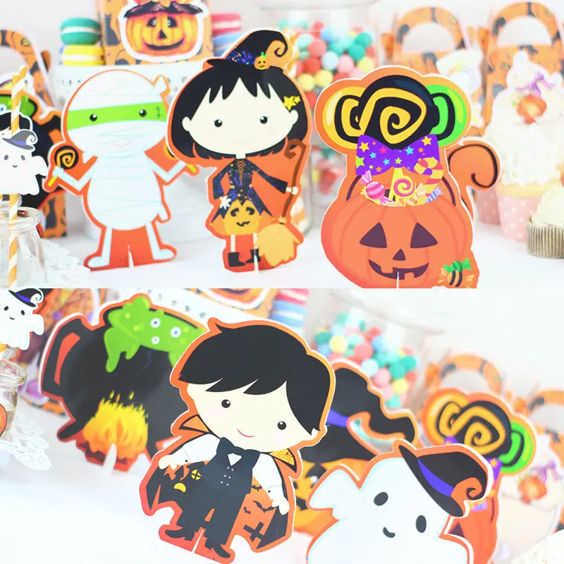 Halloween Party Decoration Pumpkin Table Centerpiece Kids Birthday Party Supplies Decoration Party Favors Centerpieces