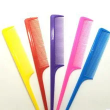 Профессиональная укладка волос расческа набор 5 шт./партия салон пластиковая длинная ручка хвост расческа Парикмахерская домашний DIY и парикмахерские инструменты для волос