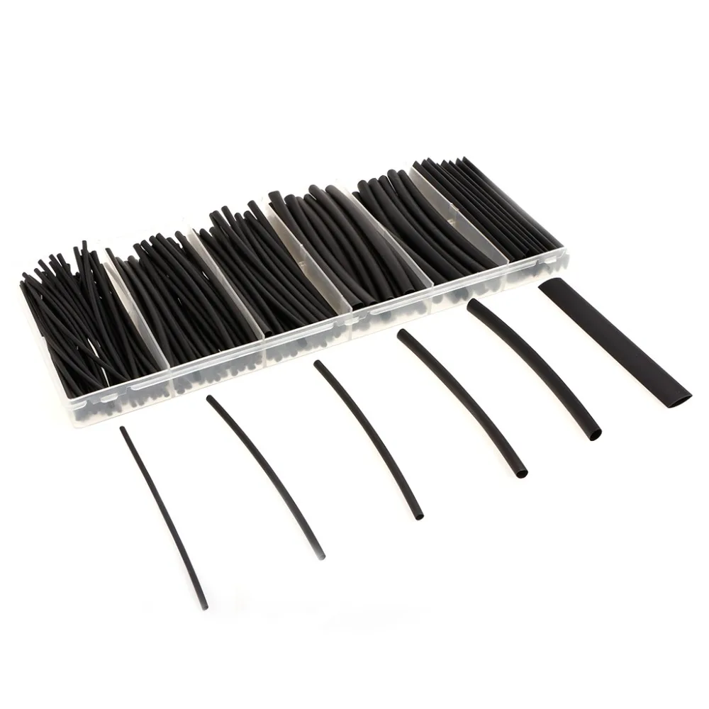 160Pcs 100mm Heat Shrink Sleeve Tube Cable Wire Wrap Electric