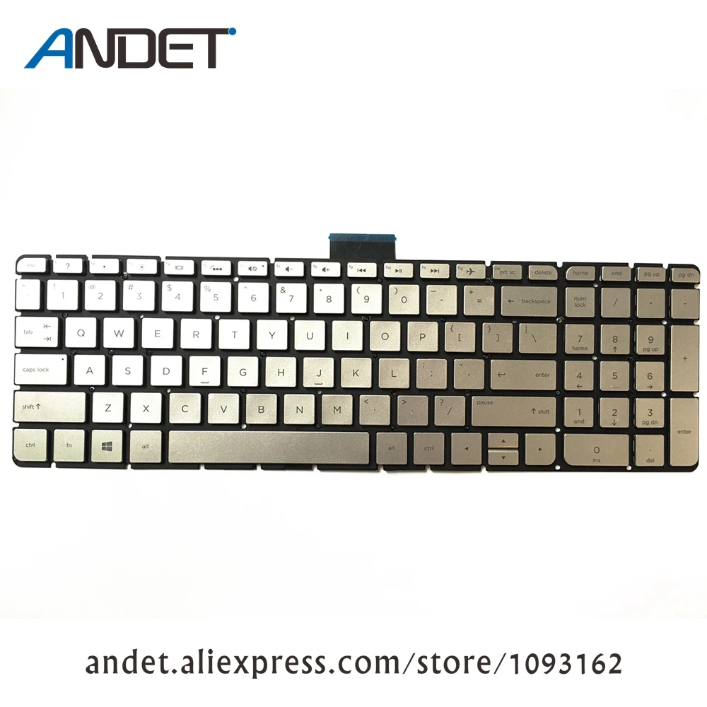 

New Original For HP For ENVY X360 15-U 15-U000 15-u002xx 15-u010dx 15-u011dx US Keyboard with Backlit Silver