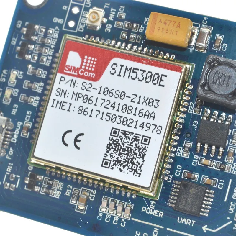 SIM5300E 3g модуль макетная плата четырехдиапазонный GSM GPRS gps SMS с антенной PCB