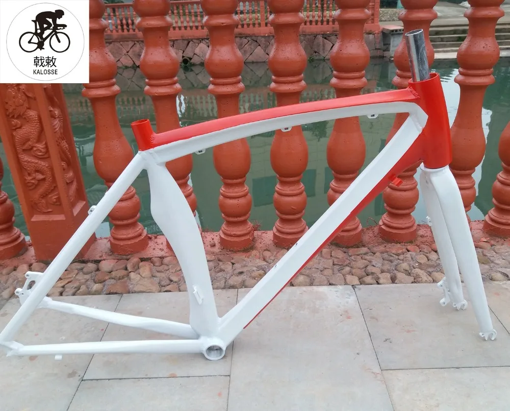 Flash Deal Kalosse 68mm  BB size  50cm disc brakes  alloy  raod  frame   1-1/8inch  road  bike frame  700C wheels 1