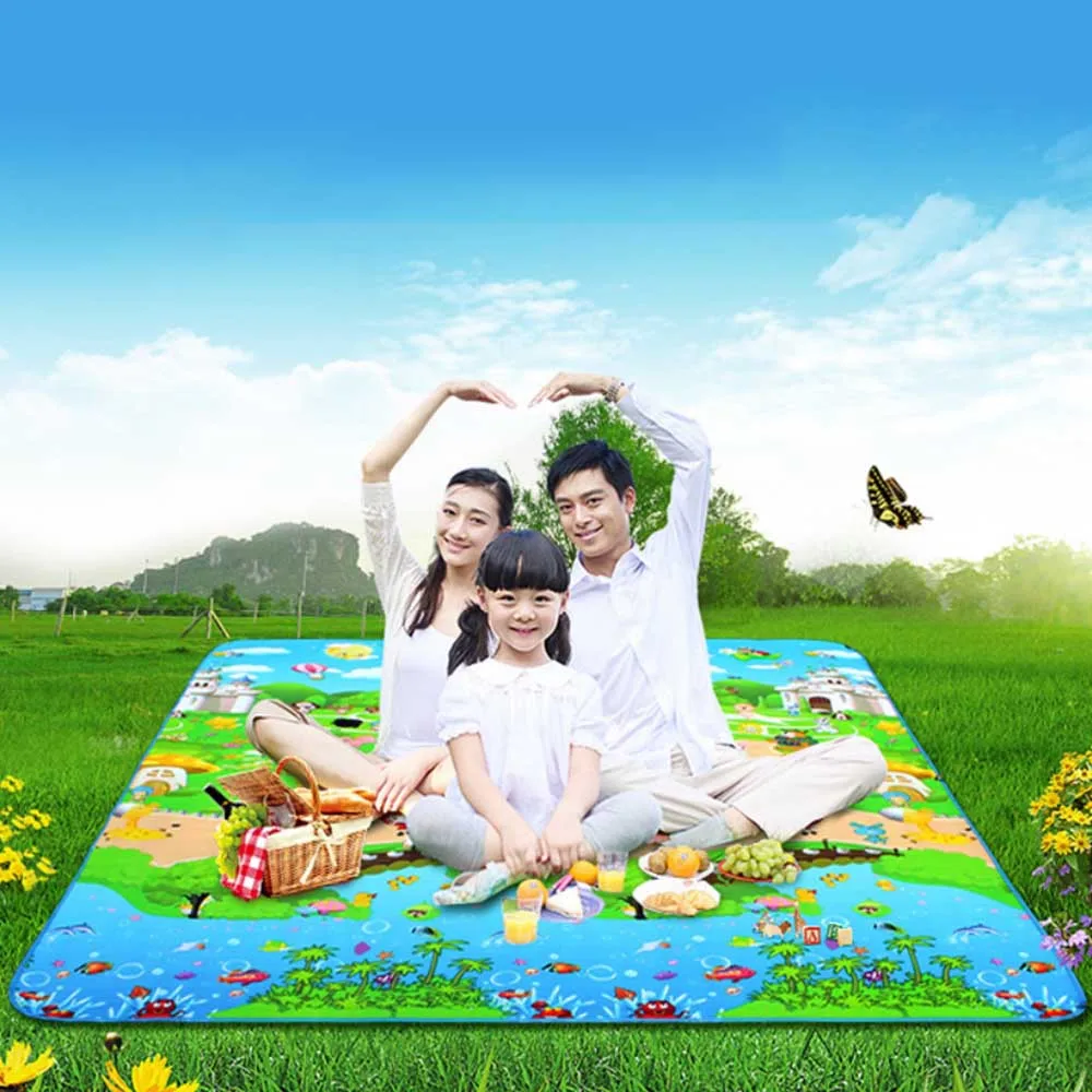 Baby Crawling Play Mat Children Carpet Toy Kid Game Activity Gym