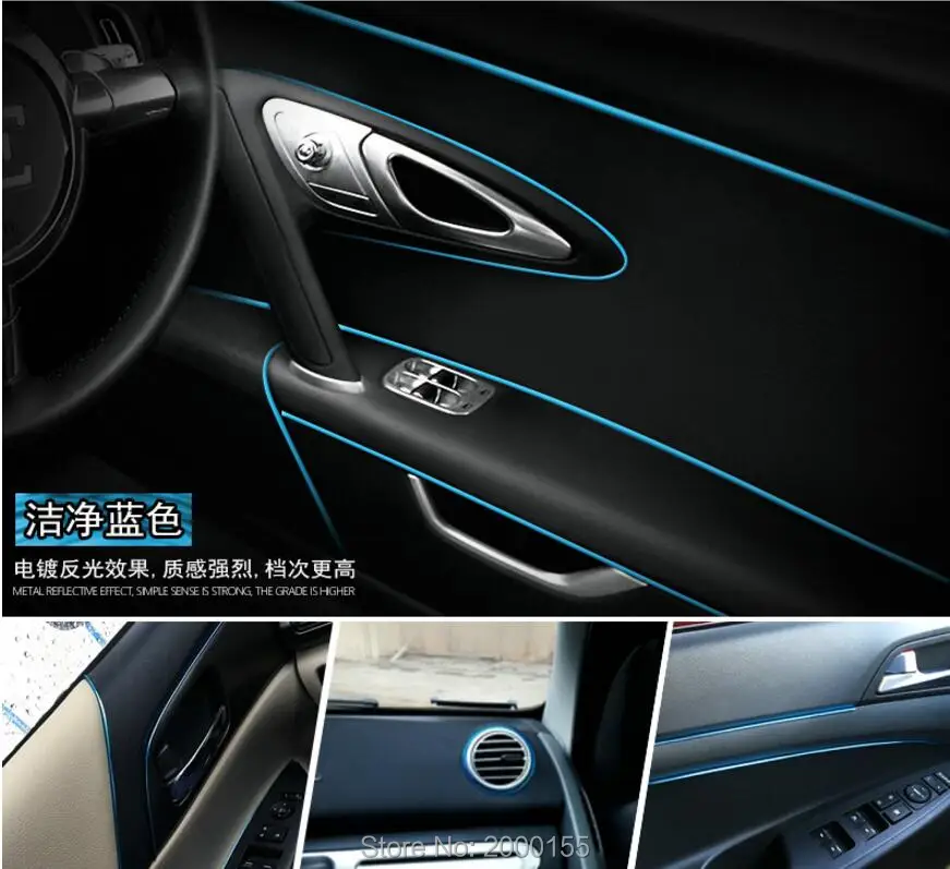 

Ho Red Blue Gold Silvery Beautiful Car-Styling Decoration Sticker For Ford focus 2 3 Fiesta C-Max KA GALAXY Kuga Car Accessories