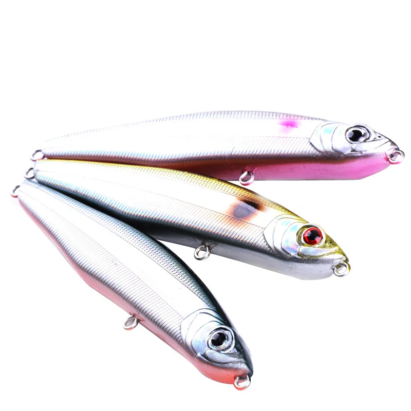 Señuelo de Pesca lápiz sumergido 28,4g cm 18,2 10,5g/9 cm cebo duro 3 colores opcional 3D ojos realista aparejos de Pesca artificiales Pesca Señuelo de Pesca lápiz sumergido 28,4g cm 18,2 10,5g/9 cm cebo duro 3 colores opcional 3D ojos realista aparejos de Pesca artificiales Pesca