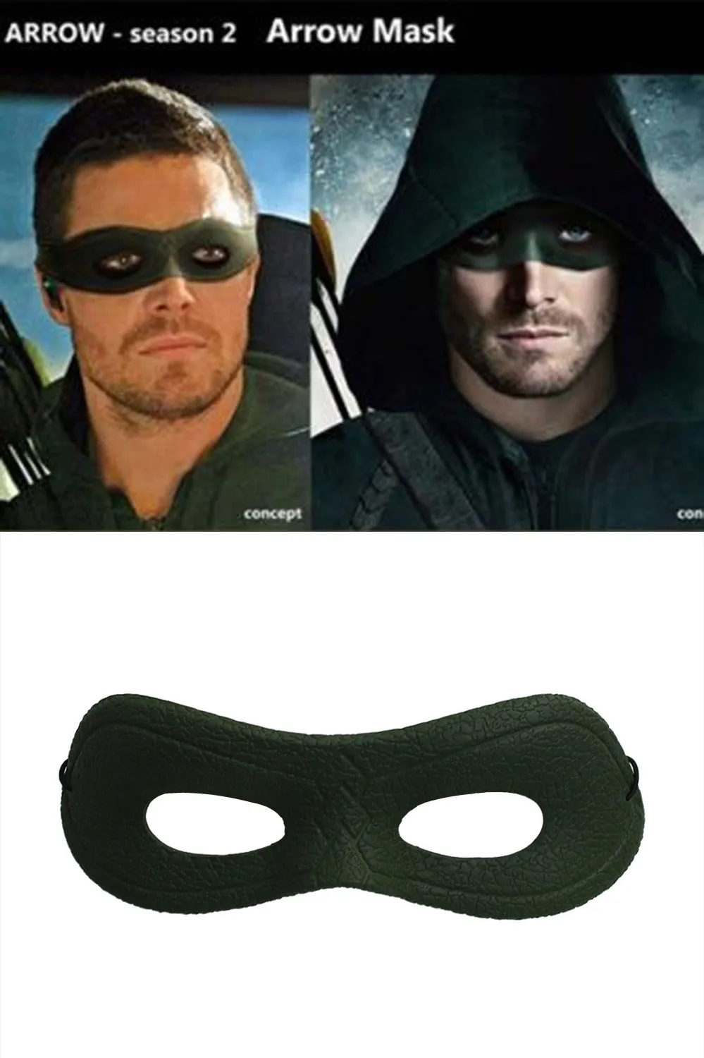 Voorkeur Bewolkt Veroveraar Takerlama Tv Serie Groene Pijl Seizoen 4 Oliver Queen Masker Cosplay Mens  Eye Patch Voor Party Halloween|green arrow mask|patch for eyespatches  patches - AliExpress