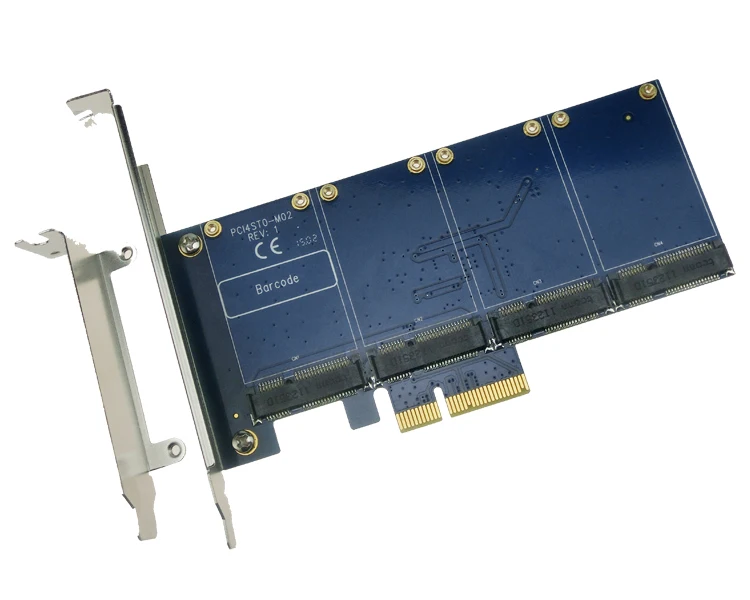  4 mSATA SSD PCI-e Hybrid Controller Karte RAID0 RAID1 RAID10 Marvell HyperDuo SATAIII PCIe-lösungen