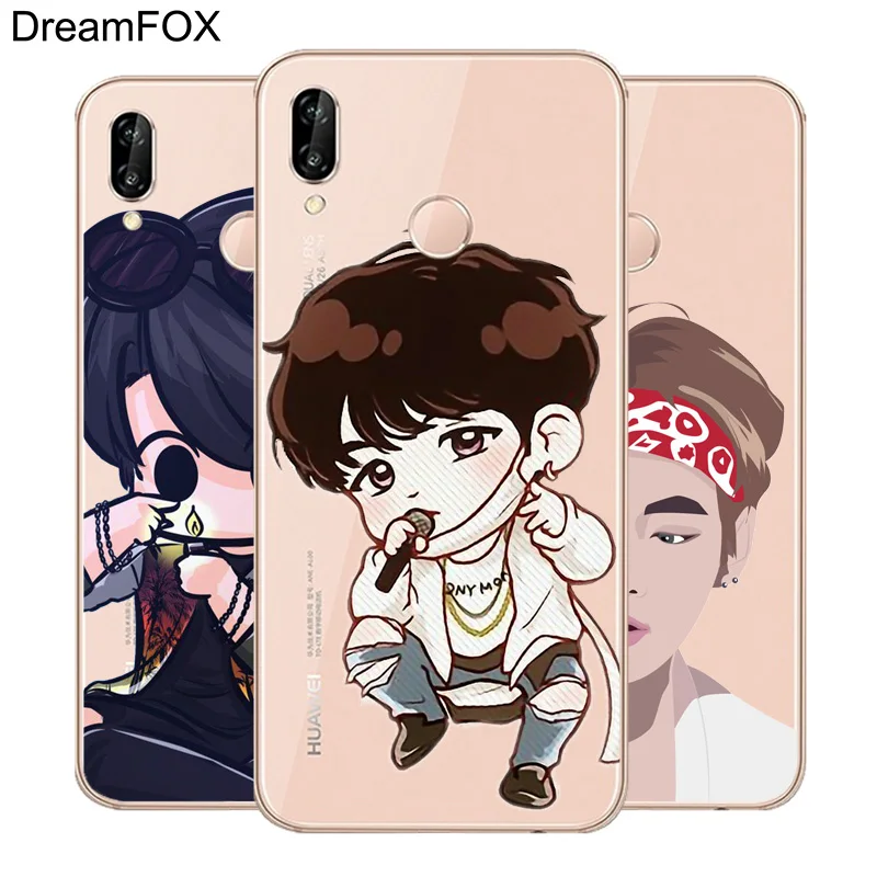

DREAMFOX M149 Tbs Little Character Soft TPU Silicone Case Cover For Huawei Honor 6A 6C 6X 7A 7C 7S 7X 8 Lite Pro