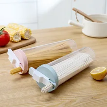 Sealed Spaghetti Box Large Cereals Container Noodles Storage Plastic Containers for Beans Rice Grain Snacks Seasoning