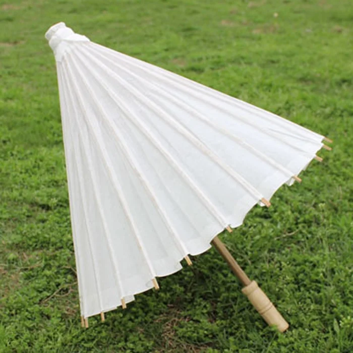New arrival personalized dance wedding decoration white paper umbrella