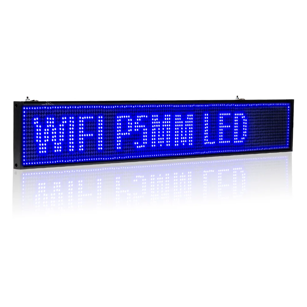 

35-in Android WIFI LED Sign wireless programmable rolling information P5 Advertising Indoor led Display board