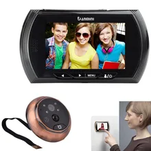 4,3 дюймов цифровой TFT lcd глазок дверной звонок ИК домашняя камера безопасности ночного видения