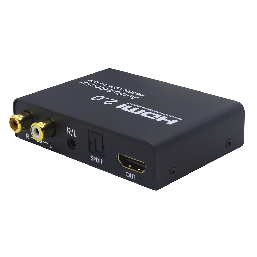 EarRise HDMI 2 0 аудио экстрактор 4K 60 Гц 5 1 ARC сплиттер к оптический TOSLINK SPDIF| |