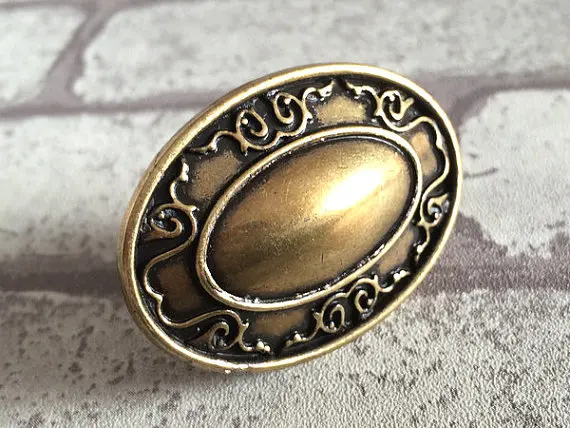 Dresser Knob Drawer Knobs Pulls Handles Kitchen Cabinet Knobs Pull Oval Antique Bronze Cottage Chic Vintage Furniture Hardware dresser knobs oval antique bronze drawer knobs pulls handles cabinet door knobs pull handle rustic furniture knob hardware
